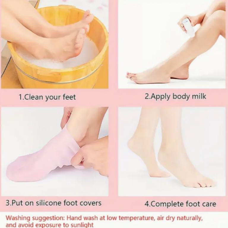 جوارب سيليكون للعناية بالقدمين - الصورة 4