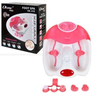 اوكيما – جهاز مساج القدم متعدد الوظائف – وردي – OK519